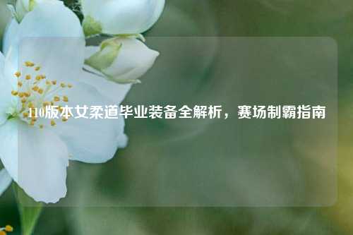110版本女柔道毕业装备全解析，赛场制霸指南