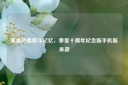 重温热血格斗记忆，拳皇十周年纪念版手机版来袭