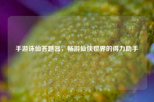 手游诛仙答题器,畅游仙侠世界的得力助手